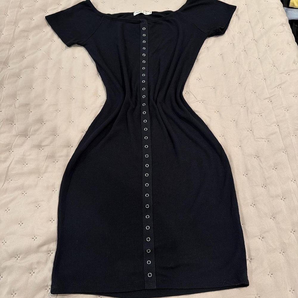 Black Mini Dress - Picture 2 of 7